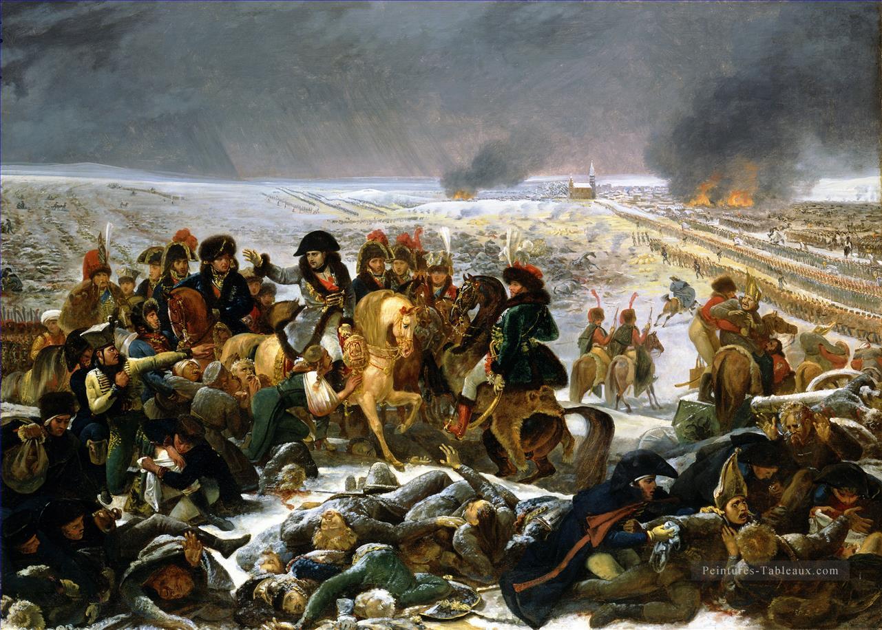 Napoléon sur le champ de bataille d’Eylau par Antoine Jean gros guerre militaire Peintures à l'huile